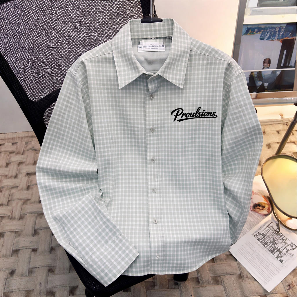 Proulsions Plaid Long-Sleeved Shirt