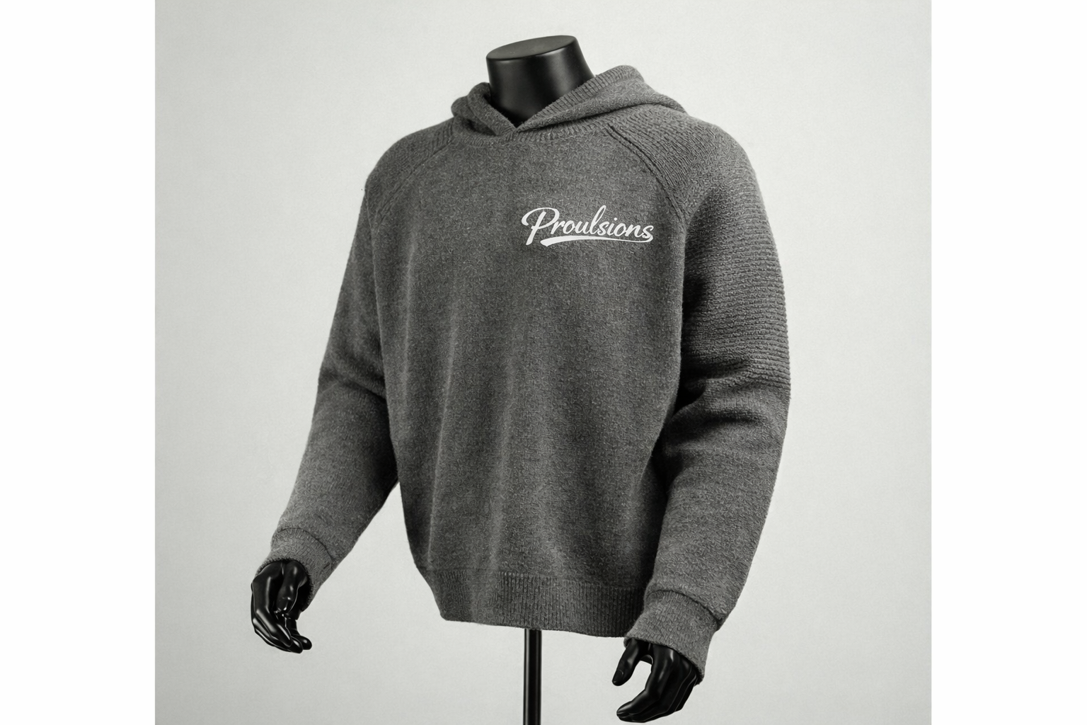 Proulsions Men's Knitted Cardigan Zipper Jacket