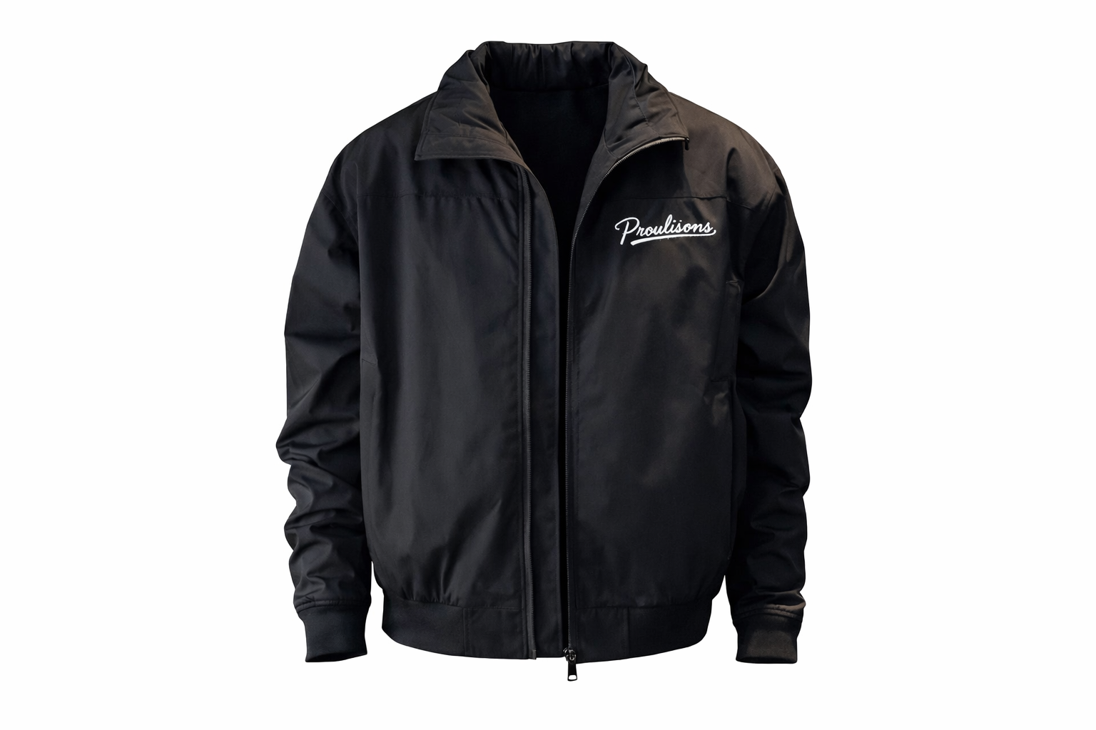 Proulsions Maillard stand-collar flight jacket