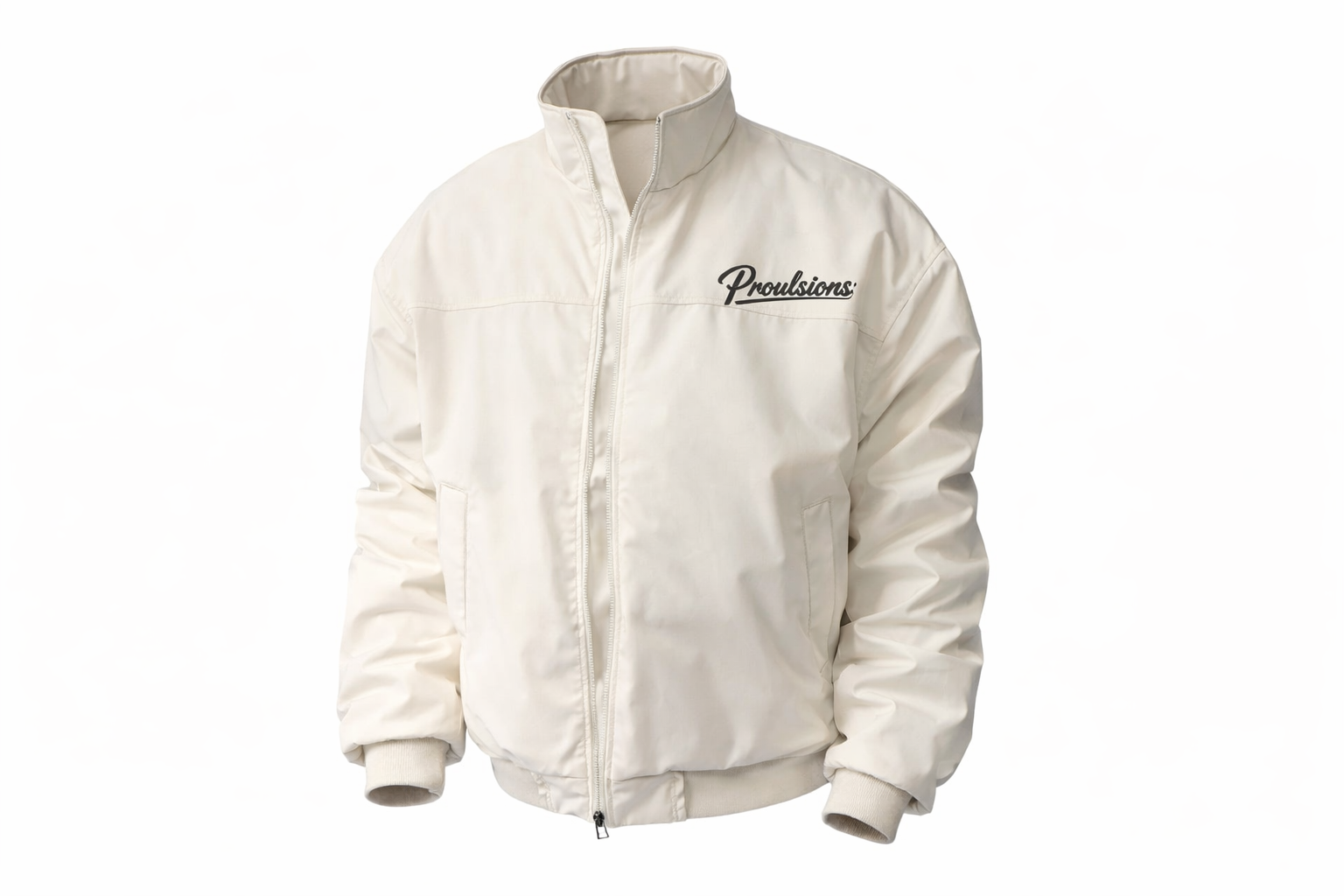 Proulsions Maillard stand-collar flight jacket